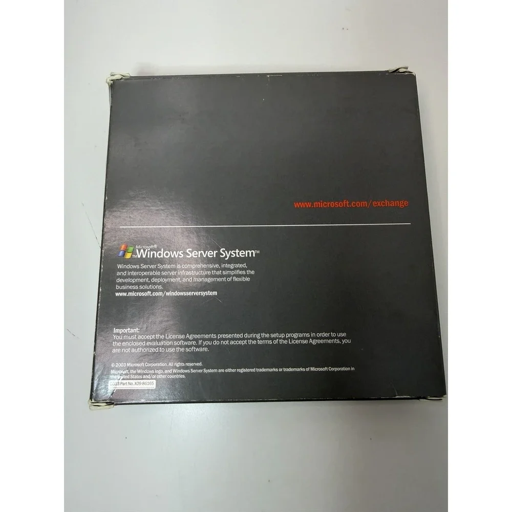 Vintage Microsoft Exchange Server 2003 Evaluation Kit‎ – 6 Disc Box Set